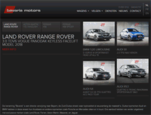 Tablet Screenshot of bavariamotors.be